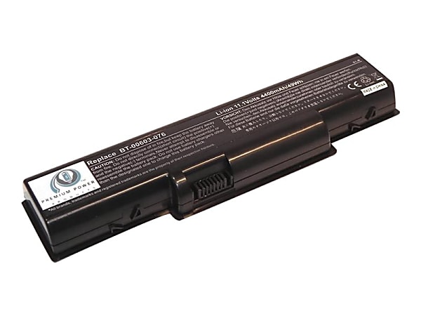eReplacements Premium Power Products BT-00603-076 - Notebook battery - lithium ion - 6-cell - 4400 mAh - for Acer Aspire 57XX, 7715; eMachines E625, E627, E630, G430, G725; Gateway NVNV59, NVNV59C42