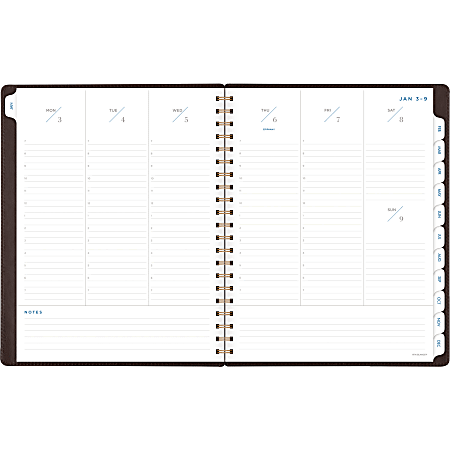AT-A-GLANCE DayMinder Weekly/Monthly Planner, 8-1/2" X 11", Gray