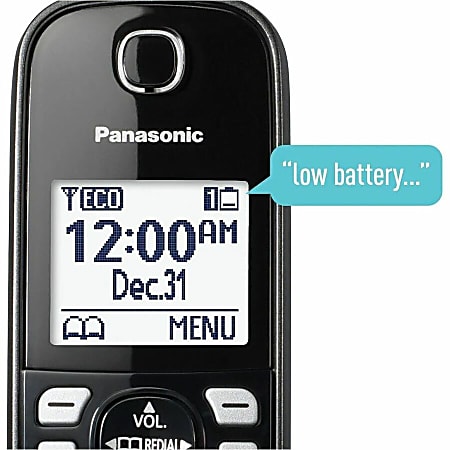 Panasonic KX-TGK210 - Digital Cordless Telephone, Black - View #7