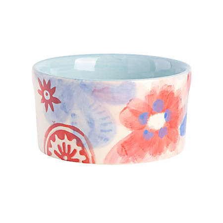 Spice By Tia Mowry Goji Blossom 8 Piece Stoneware Ramekin Set 6.5 Oz ...