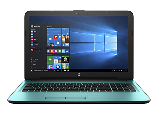 HP 15-ba000 15-ba010cy 15.6" LCD Notebook - AMD A-Series (7th Gen) A12-9700P Quad-core (4 Core) 2.50 GHz - 12 GB DDR4 SDRAM - 2 TB HDD - Windows 10 Home - 1366 x 768 - BrightView - Dreamy Teal - Refurbished - DVD-Writer - AMD Radeon R7 Graphics