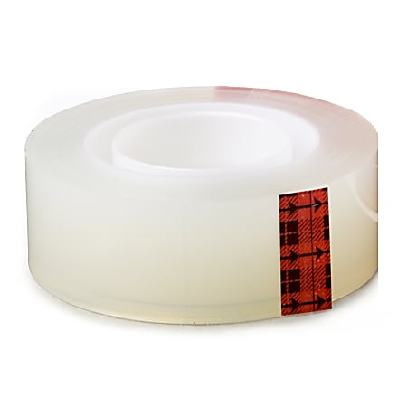 Scotch® Transparent Tape, 1/2" x 1,296", Clear, Pack Of 2 Rolls