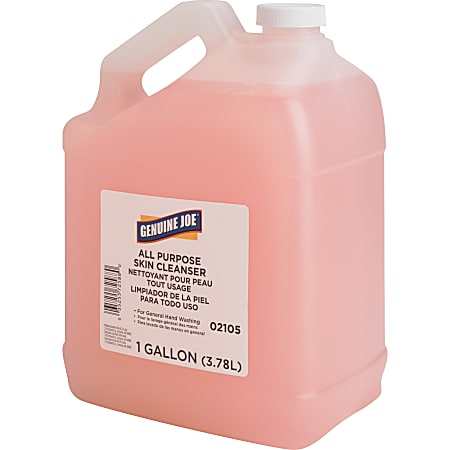 Genuine Joe All Purpose Skin Cleanser - 1 gal (3.8 L) - Hand, Skin - Pink - 4 / Carton Genuine Joe All Purpose Skin Cleanser - 1 gal (3.8 L) - Hand, Skin - Pink - 4 / Carton