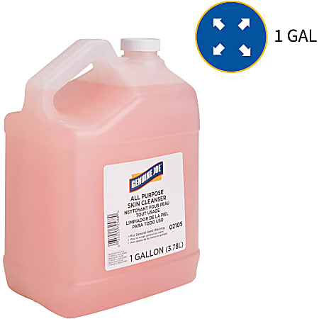 Genuine Joe All Purpose Skin Cleanser - 1 gal (3.8 L) - Hand, Skin - Pink - 4 / Carton Genuine Joe All Purpose Skin Cleanser - 1 gal (3.8 L) - Hand, Skin - Pink - 4 / Carton