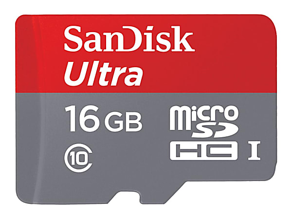SanDisk Ultra - Flash memory card (microSDHC to