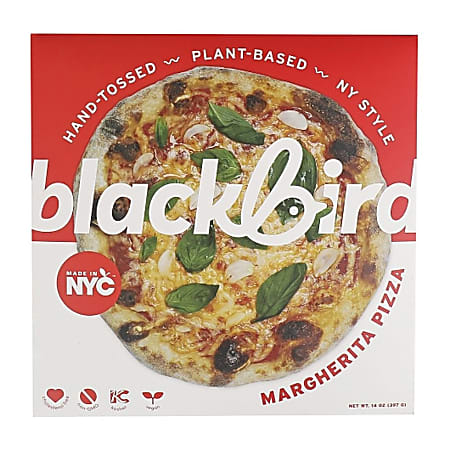 Blackbird Foods Plant-Based Margherita Pizzas, 14 Oz, Total Qty 3