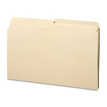 Smead® 1/2-Cut Manila File Folders, Legal Size, Box Of 100