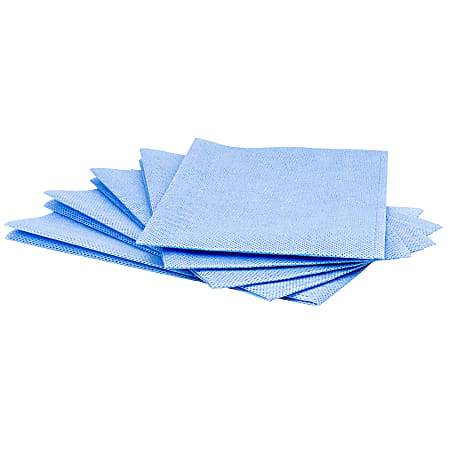 Hospeco SaniWorks Counter Towels, EPS Food Service Towels, 10" x 17", Blue, Case Of 150 Towels