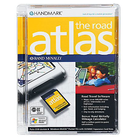 Rand McNally Road Atlas SD Card For Palm OS And Pocket PC Office