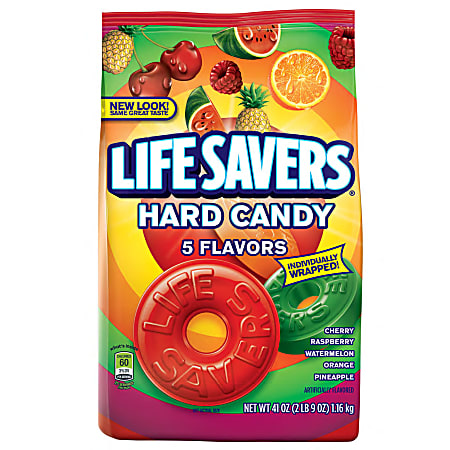 Wrigley's® Life Savers®, 5-Flavor Assortment, 41-Oz Bag