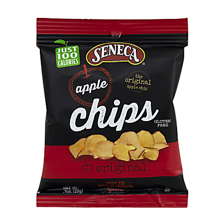 Seneca Original Apple Chips, 0.7 Oz, Pack Of 60 Bags