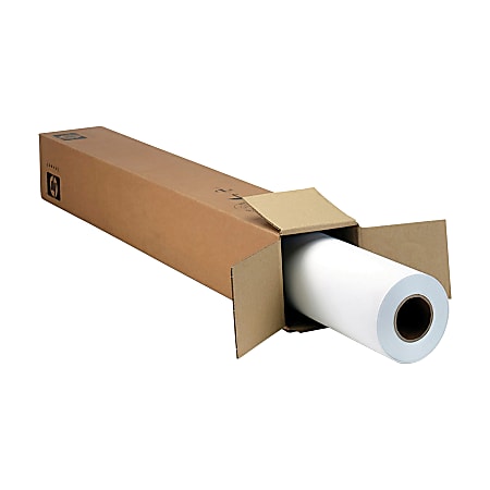 HP Large-Format Film Roll, 24" x 100', 6.6 mil, White