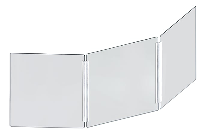 Azar Displays Cashier Shield, 60" x 20", Clear