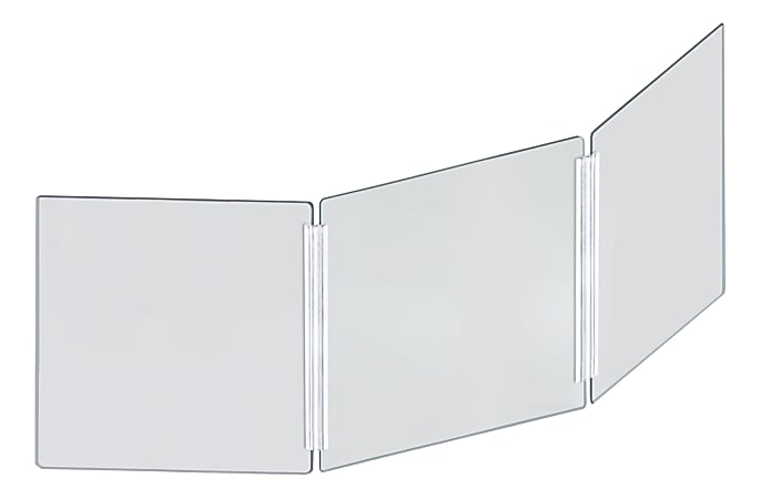 Azar Displays Cashier Shield, 60&quot; x 20&quot;, Clear