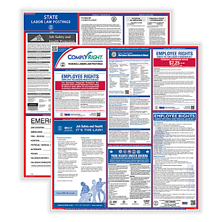 ComplyRight™ Federal And State Labor Law 1-Year Poster Service, English, Connecticut (Administration)