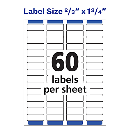 Avery Easy Peel Address Labels With Sure Feed Technology 5195