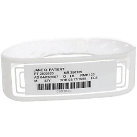 Zebra OmniBand Wristband - 10" Length - Blue - Polyester - 1000