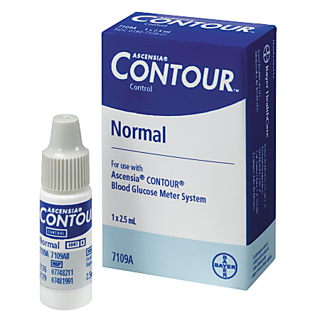 Bayer® Contour® Normal Control Solution, Low, 2.5 mL