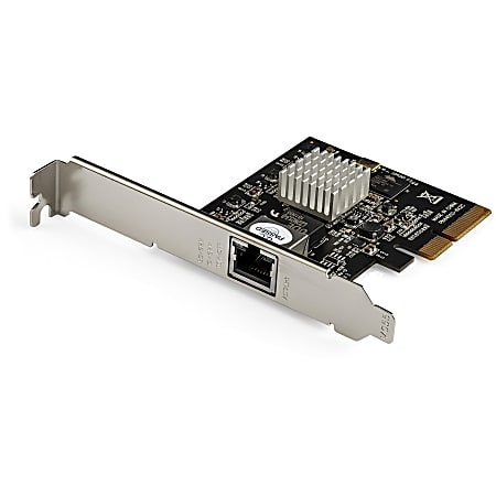 StarTech.com 1 Port 5GBaseT / NBASET PCIe Ethernet Network Card - Multi Gigabit NIC Card - 5G / 2.5G / 1G and 100Mbps - Provide access to your network at multiple speeds up to 5G - Use your existing Cat5e copper cabling
