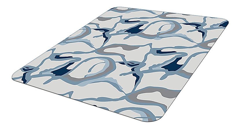 Realspace Decorative Chair Mat 35 x 40 Tranquil Office Depot