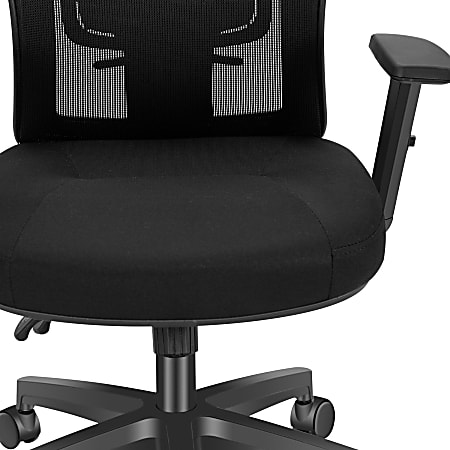 ALPHA HOME Ergonomic Fabric Mid Back Office Task Chair With Lumbar