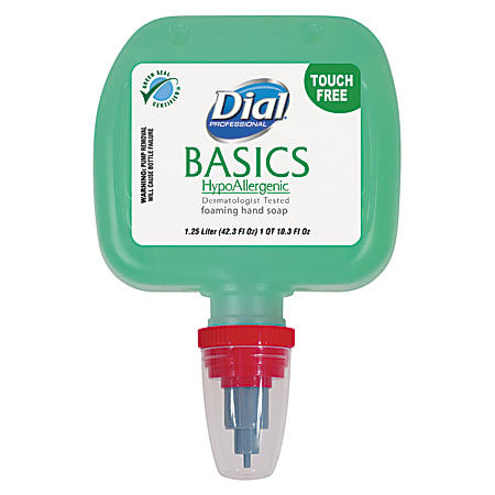 Dial® Professional Duo Basics Foam Hand Soap, Unscented, 42.3 Oz Bottle