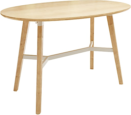Safco® Resi Bistro Table, 42-1/2"H x 65"W x 42"D, Natural