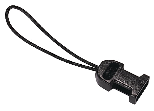 Ergodyne Squids 3133 Scanner Lanyard Loop Attachments, 3", Black, Pack Of 10 Attachments