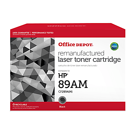 Office Depot® Remanufactured Black MICR Toner Cartridge Replacement For HP 89A, OD89AM