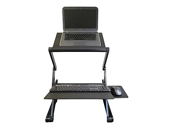 Uncaged Ergonomics WorkEZ Standing desk - Notebook stand - black