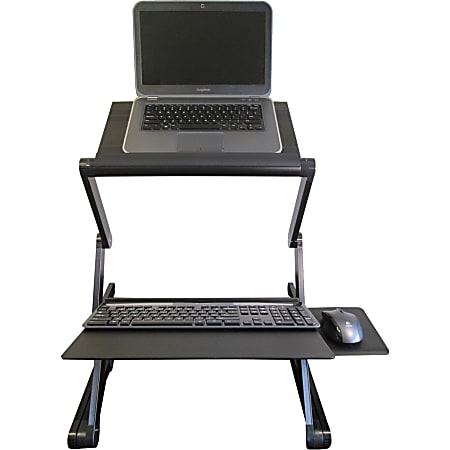 Laptop stand with keyboard hot sale tray