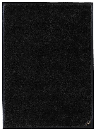 M+A Matting Plush™ Floor Mat, 2' x 3', Black