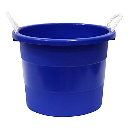 United Solutions Rope Handle Tub, 10 Gallon, Blue