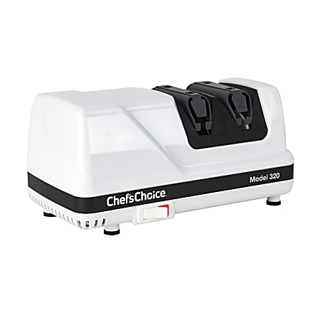 Edgecraft Chef's Choice Professional 2-Stage Electric Knife Sharpener, White