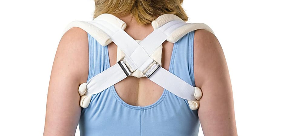 Medline Standard Clavicle Strap, Large, White