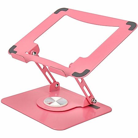 Rise desktop laptop stand ergonomic adjustable H tilt Rose Gold - RISE-RG