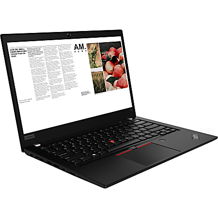Lenovo ThinkPad T490 20N20046US 14" Notebook - 1920 x 1080 - Core i7 i7-8665U - 16 GB RAM - 512 GB SSD - Glossy Black - Windows 10 Pro 64-bit - Intel UHD Graphics 620 - In-plane Switching