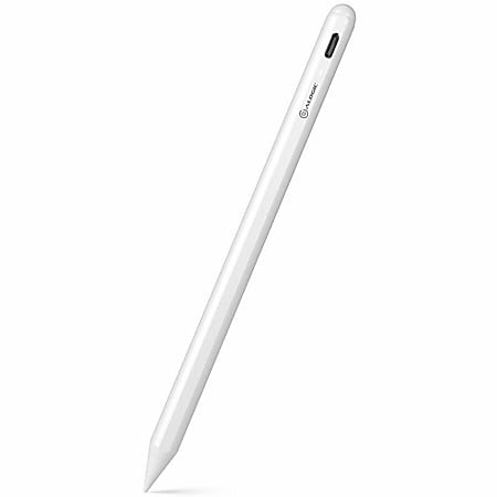 ALOGIC iPad Stylus Pen 1 Pack Capacitive Touchscreen Type Supported Active  Replaceable Stylus Tip White Tablet Device Supported - Office Depot