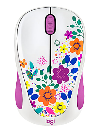 Logitech® Design Collection Wireless Mouse, Spring Meadow, 910-005839