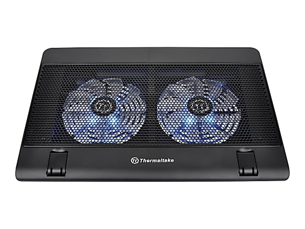 Thermaltake Massive 14² Notebook Cooler - 2 Fan(s) - 1200 rpm rpm - 441.1 gal/min - Mesh, Plastic - Black