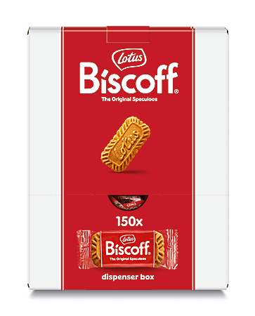 Biscoff Cookies, 0.22 Oz, Dispenser Of 150 Cookies