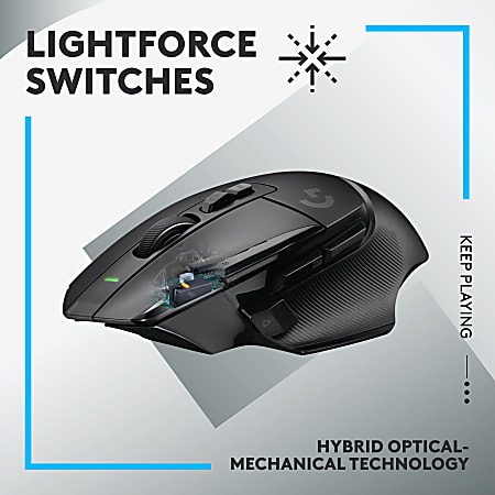 Logitech G LIGHTSPEED G502 X Gaming Mouse Optical Wireless Black