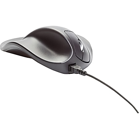 HandShoeMouse LS2WL Mouse - BlueRay - Cable - Black - USB 2.0 1500 dpi - 2 Button(s) - Medium Left handed