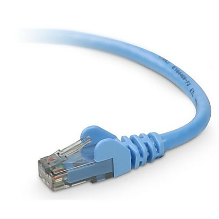 Belkin High Performance Cat. 6 UTP Patch Cable - RJ-45 Male - RJ-45 Male - 11ft - Blue
