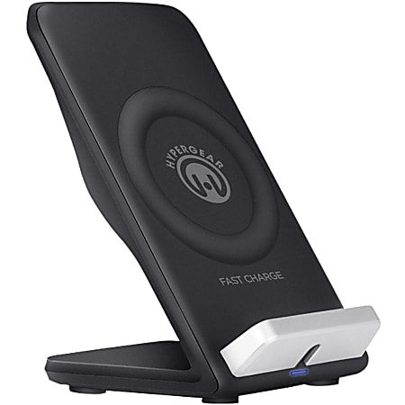 HyperGear Wireless Fast Charging Stand - 120 V AC, 230 V AC Input - 5 V DC, 9 V DC Output - Input connectors: USB