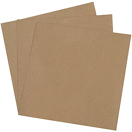 Partners Brand Chipboard Pads, 18" x 18", Kraft, Case Of 250