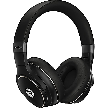 Raycon The Everyday Over-The-Ear Wireless Headphones, Carbon Black, RBH820-BLA