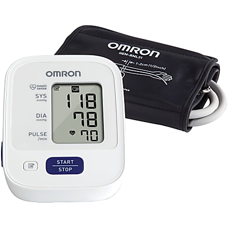 Omron 5 Series Wireless Upper Arm Blood Pressure Monitor with 9 in