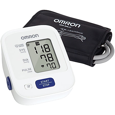 HealthSmart Standard Series Automatic Upper Arm Blood Pressure Monitor -  Office Depot