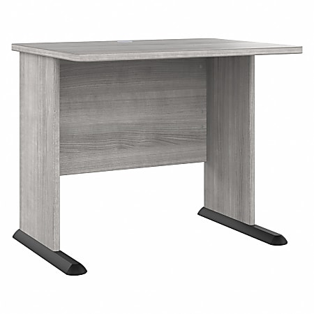 Bush® Business Furniture Studio A 36"W Small Computer Desk, Platinum Gray, Standard Delivery